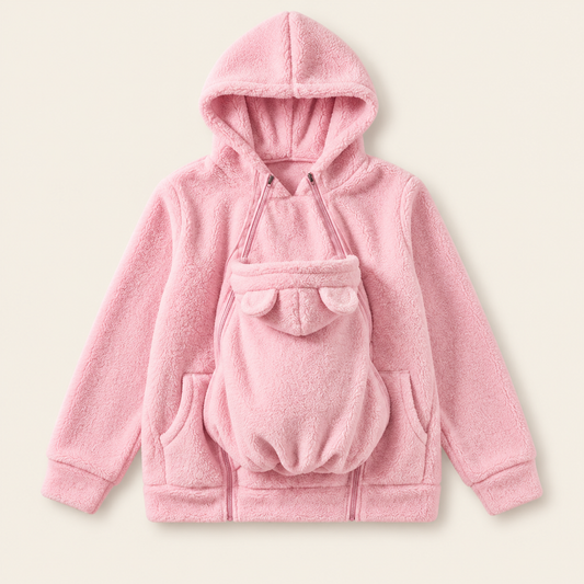 Sudadera de porteo Nidú rosa