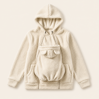 Sudadera de porteo Nidú crema